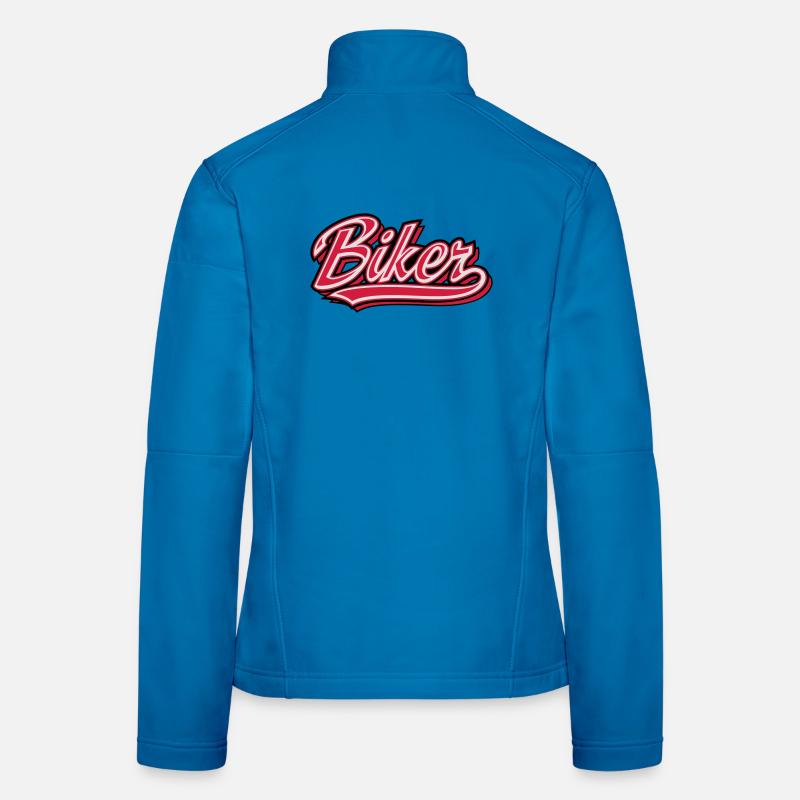 Biker Veste en tissu softshell Femme