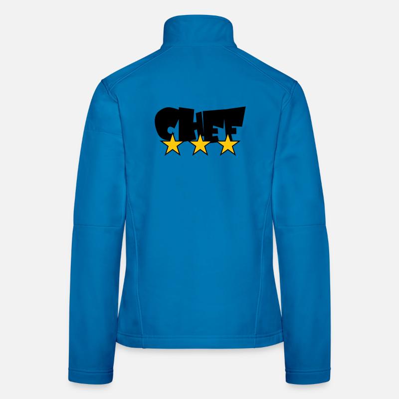 Chef Étoilé : Design 3 Étoiles Gastronomie Veste en tissu softshell Femme