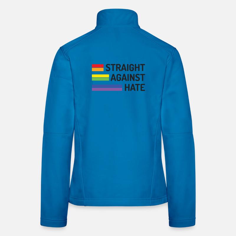 Pride Month - Straight Against Hate Women's Softshell Jacket