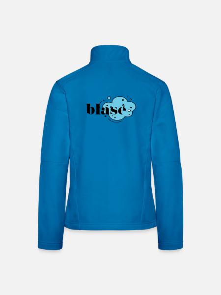 Blasé - Veste en tissu softshell Femme - bleu clair - Dos