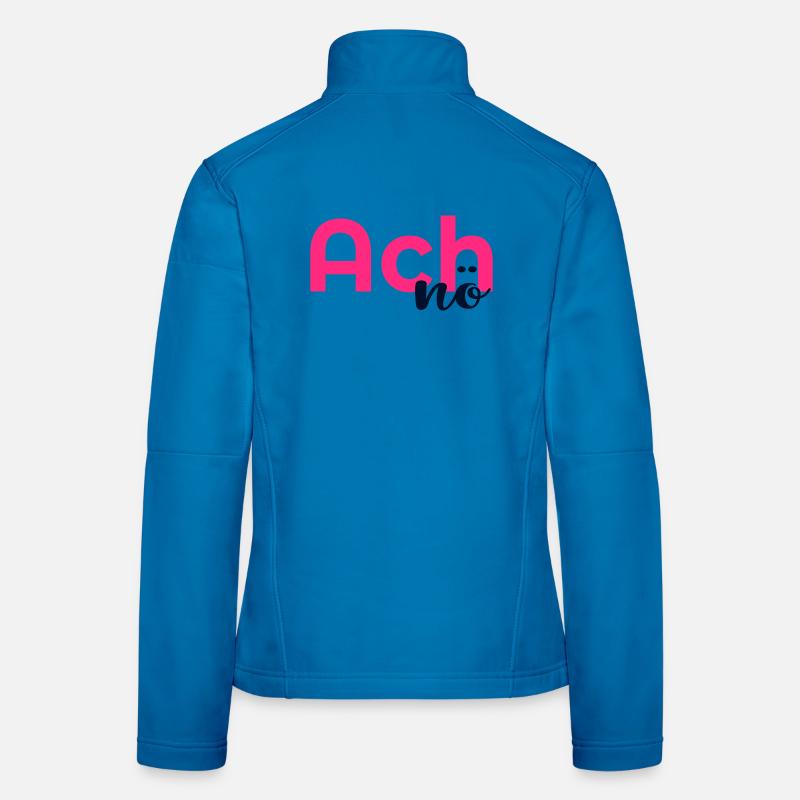 Expression de déception Veste en tissu softshell Femme