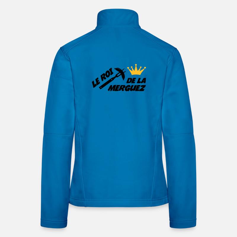 Le Roi de la Merguez ! Veste en tissu softshell Femme