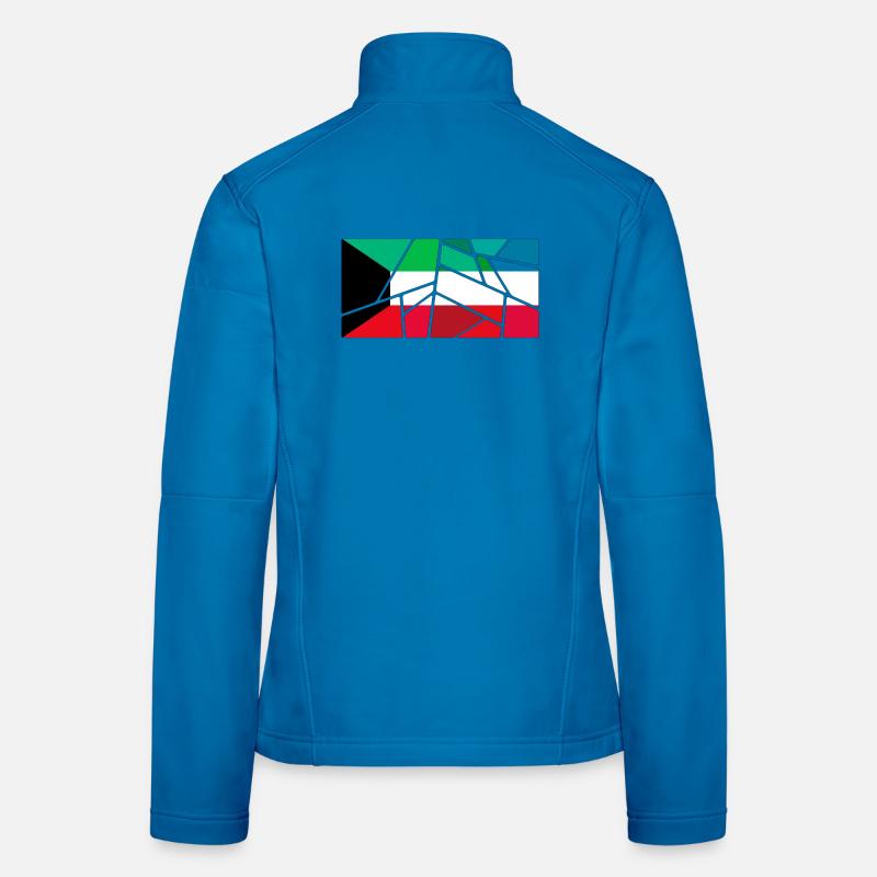 Pavillon Koweït Veste en tissu softshell Femme