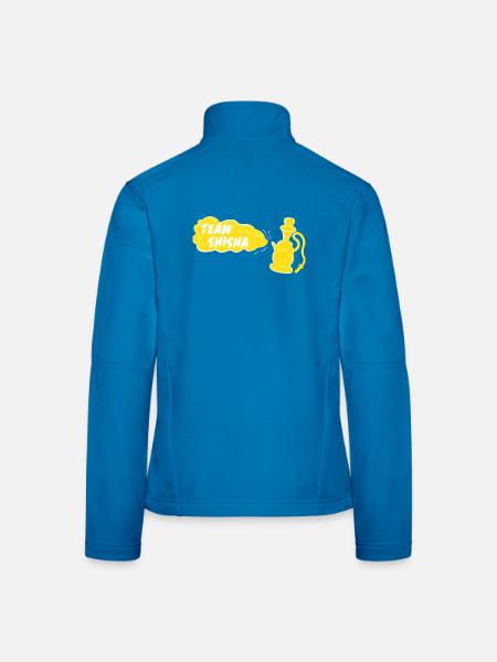 Team Shisha , Rauchwolke, Hookah, Shisha loung - Frauen Softshelljacke - Lichtblau - Hinten