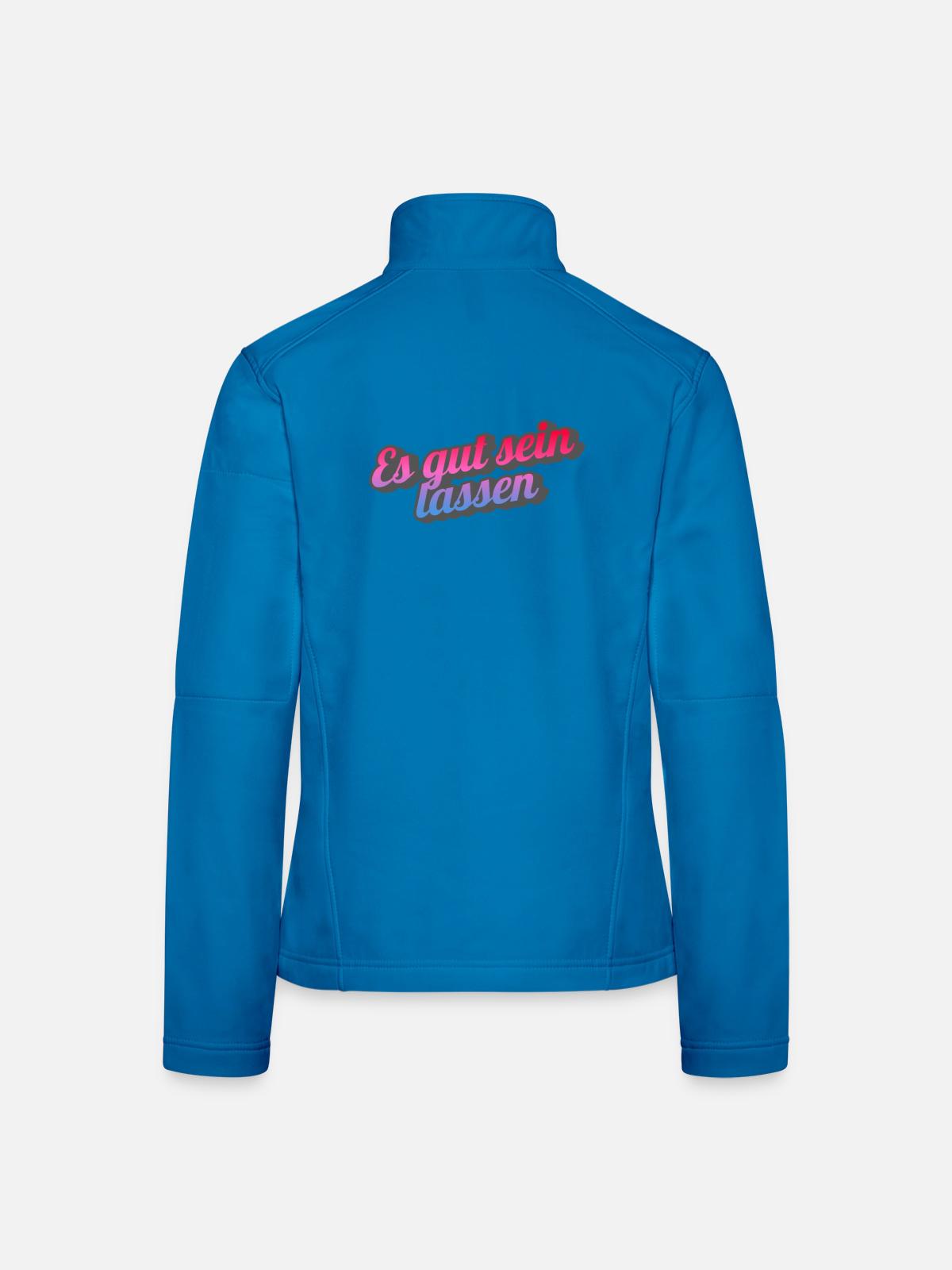 Let it be. - Women's Softshell Jacket - light blue - Back