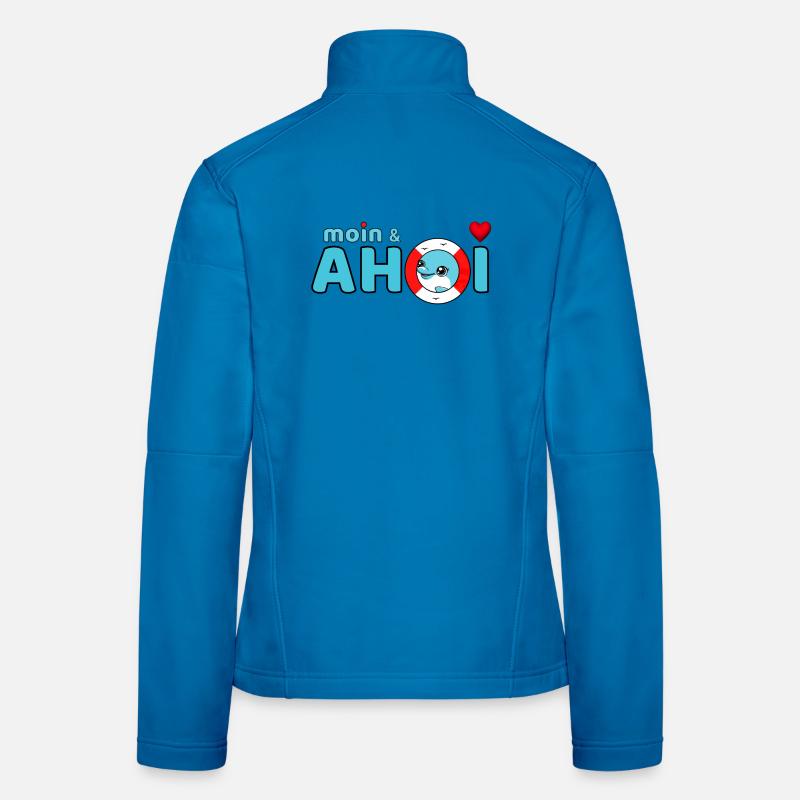 Moin et Ahoy Veste en tissu softshell Femme