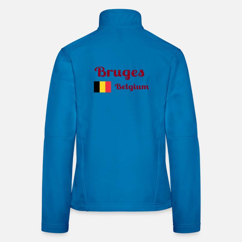 Bruges Belgium- Stylish prints Women's Softshell Jacket
