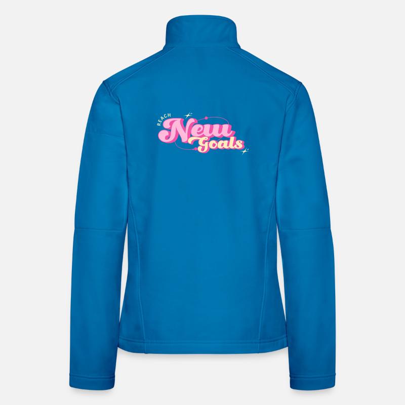 Objectifs Neufs Néon Veste en tissu softshell Femme