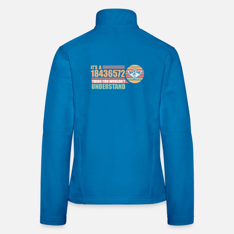 18436572 - V8 Engine Car Enthusiasts Mechanics Women's Softshell Jacket