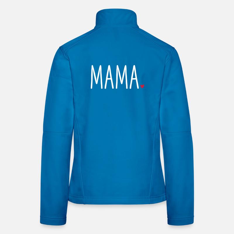 Mama Herz - Geschenk Muttertag Liebe Frauen Softshelljacke
