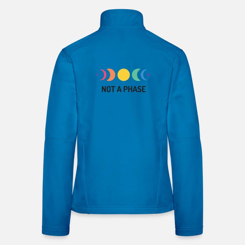 LGBT Pride Month - Not A Phase Women's Softshell Jacket