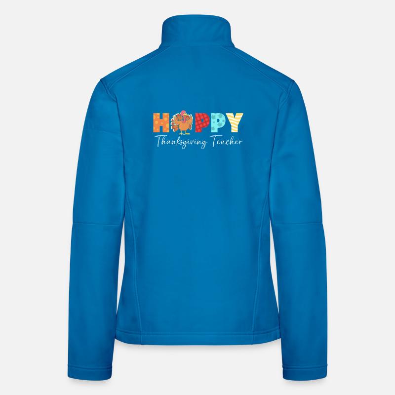 Thanksgiving Lehrer Lehrerin Frauen Softshelljacke