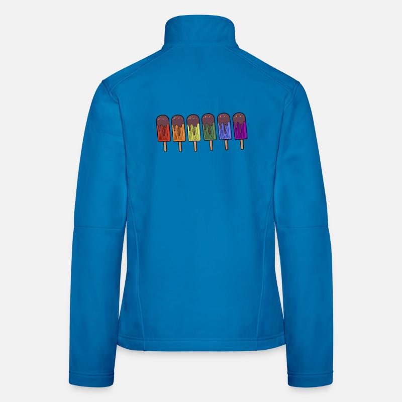 Rainbow Frozen pop Parade Frauen Softshelljacke