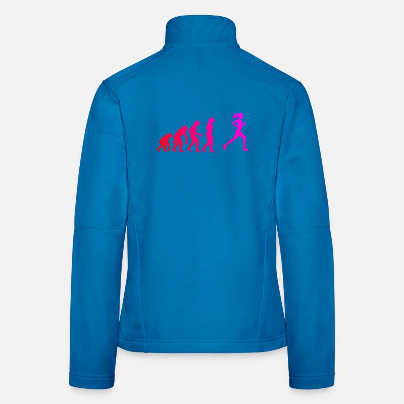 Idée cadeau pour la course de marathon pour le coureur Veste en tissu softshell Femme