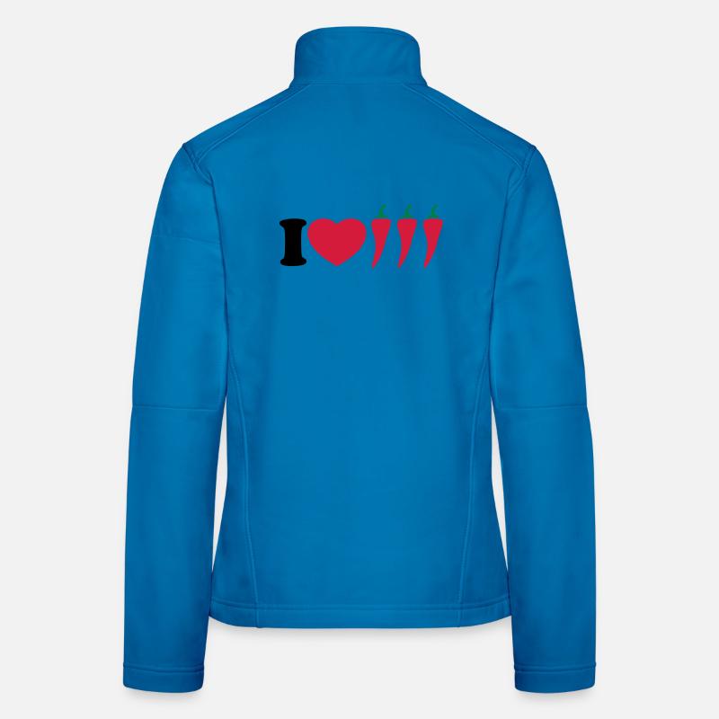I love chilli Women's Softshell Jacket