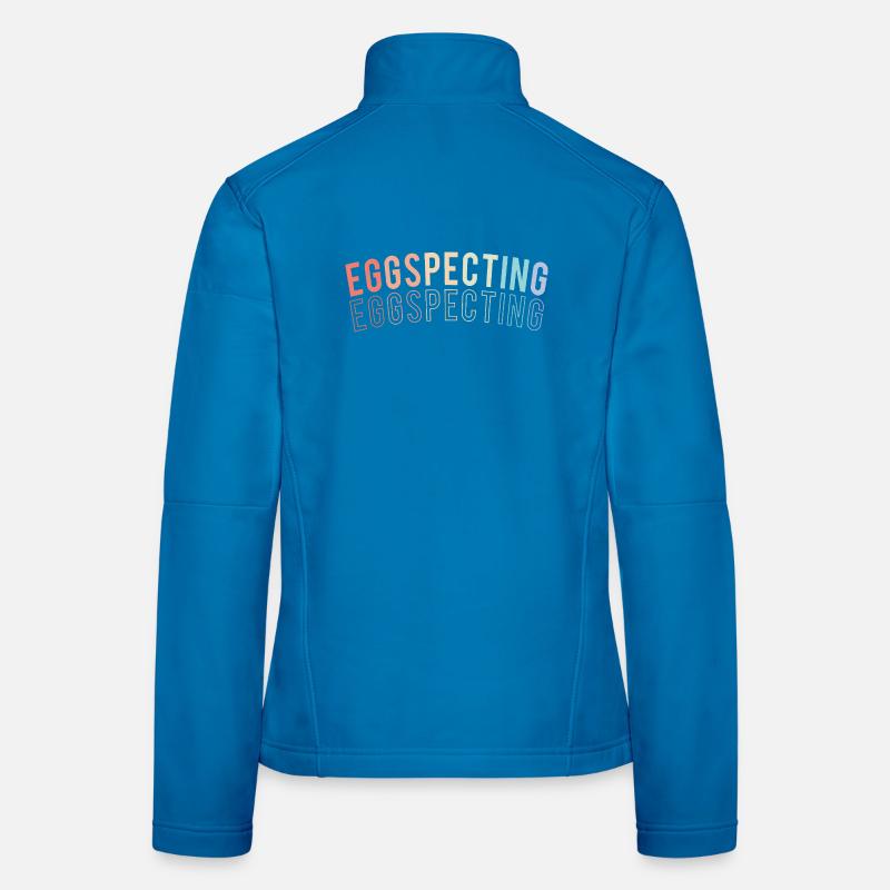 Werdende Mutter Ostern Gender Reveal Frauen Softshelljacke