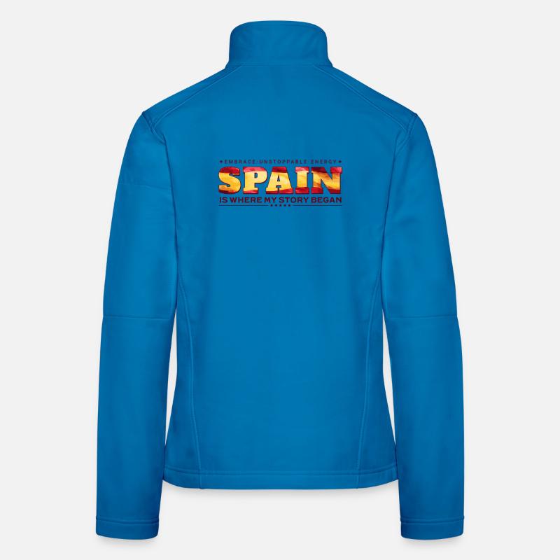 C’est en Espagne que mon histoire a commencé Veste en tissu softshell Femme