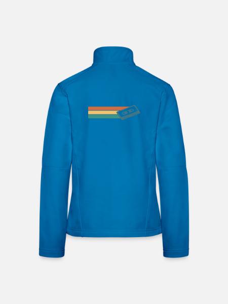 Kassette Retro Vintage - Frauen Softshelljacke - Lichtblau