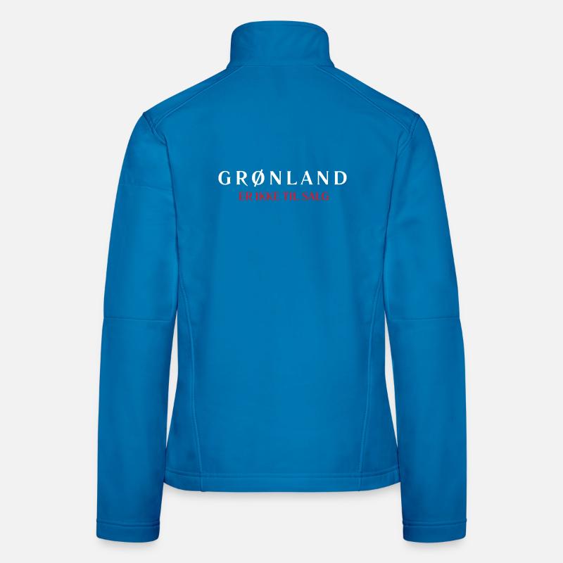 Bannière Groenland Interdite à vendre Veste en tissu softshell Femme