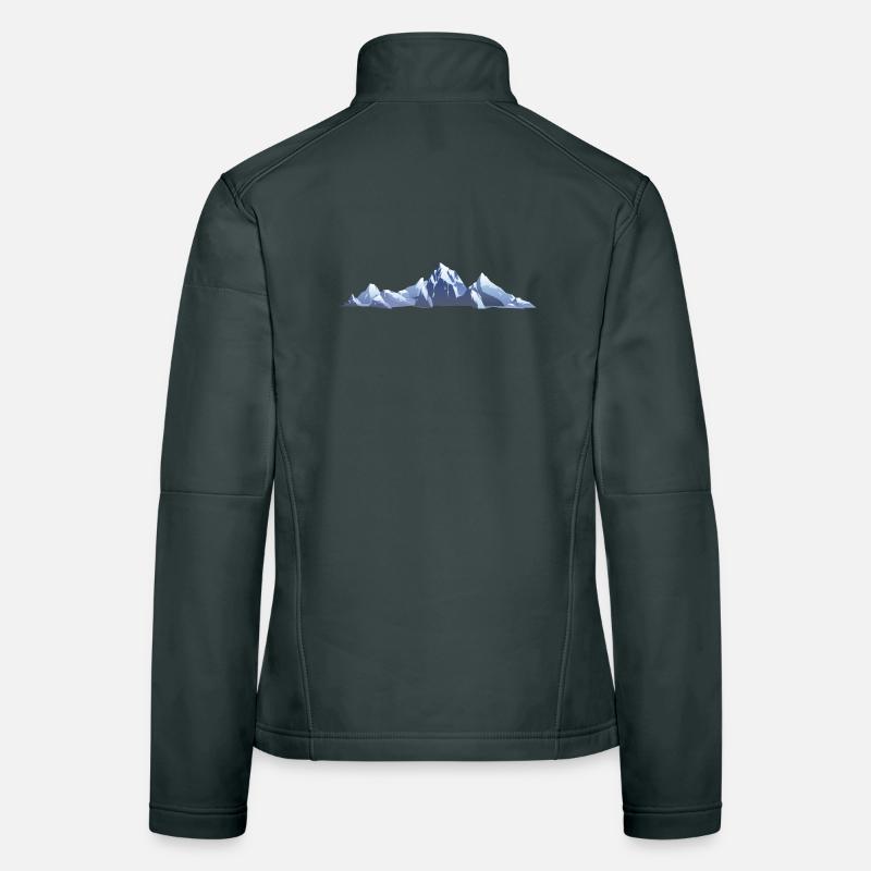 Berge | Gebirge Frauen Softshelljacke