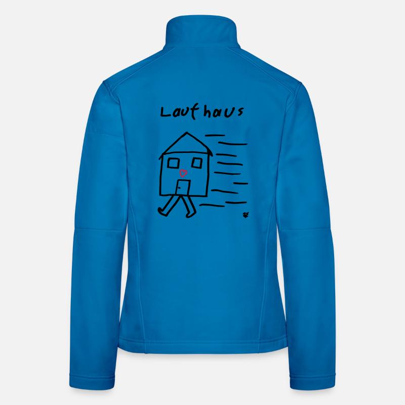 Laufhaus - Frauen Softshelljacke - Lichtblau
