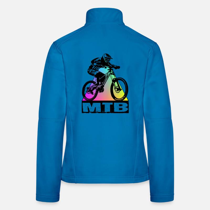 Vélo VTT Veste en tissu softshell Femme