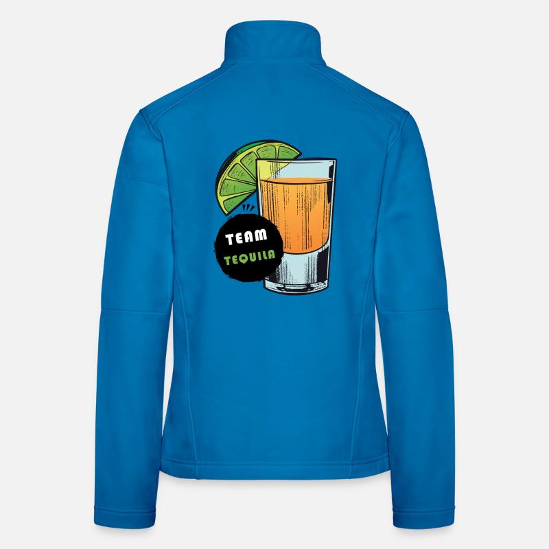 Tequila d'équipe Veste en tissu softshell Femme