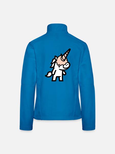 Eishorn - Frauen Softshelljacke - Lichtblau - Hinten