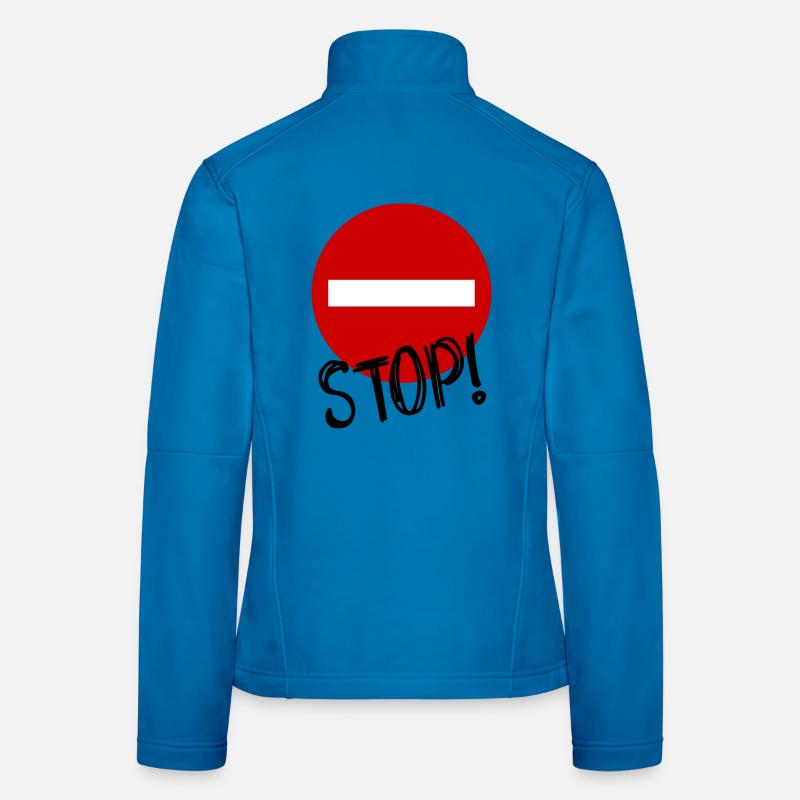 STOP. PANEL. DAD. MOTORCYCLE. FUNNY. CAR Women's Softshell Jacket