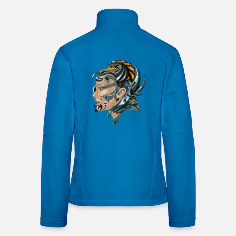 Steampunk Veste en tissu softshell Femme