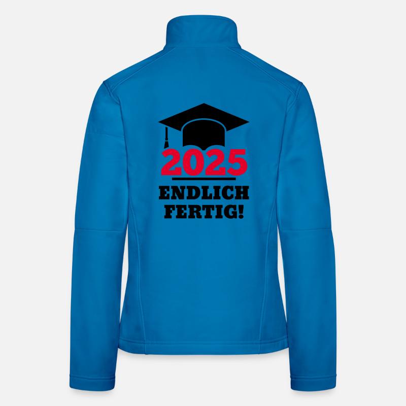 Doctoral Hat 2025 Finally Finished Gift Students Women's Softshell Jacket