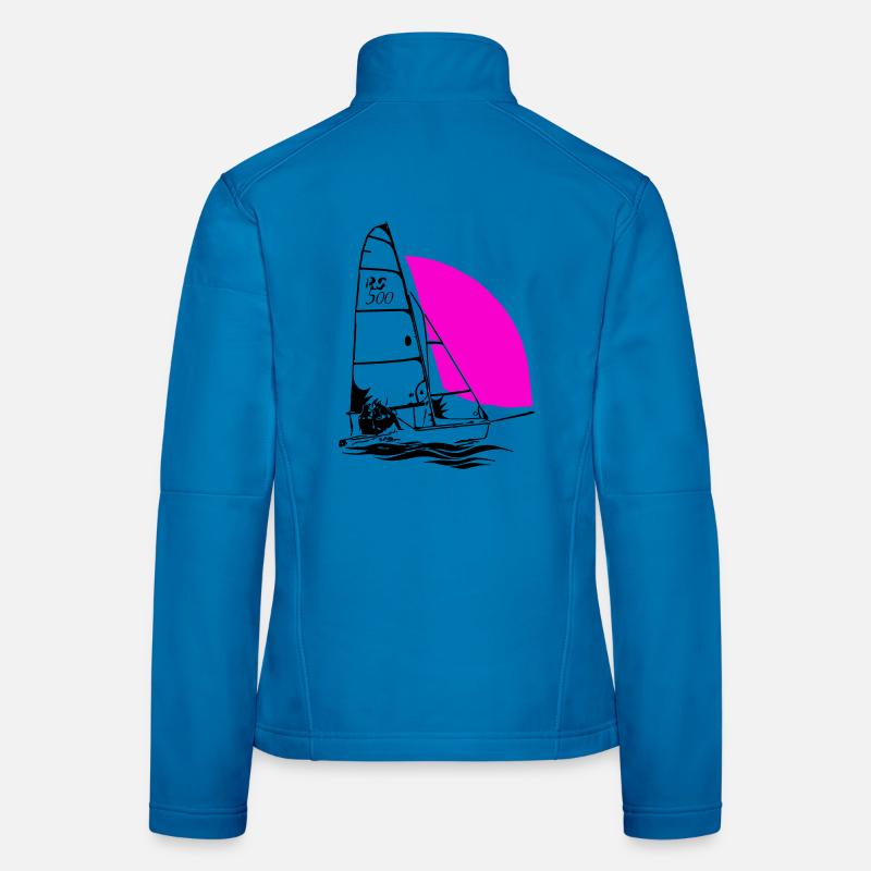 RS 500 Régate de dériveurs à voile voile de couleur Veste en tissu softshell Femme