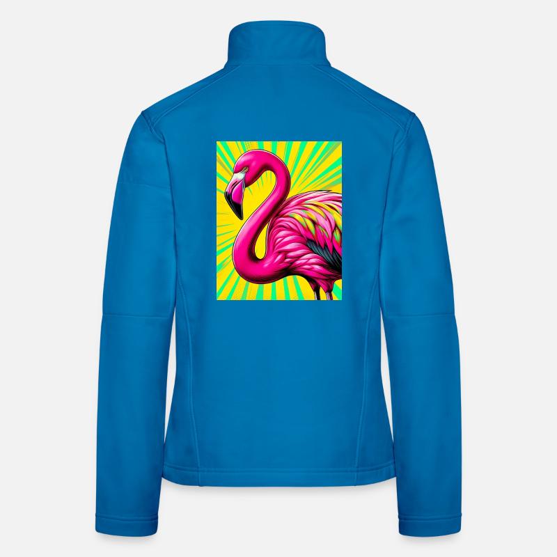 Flamant Veste en tissu softshell Femme
