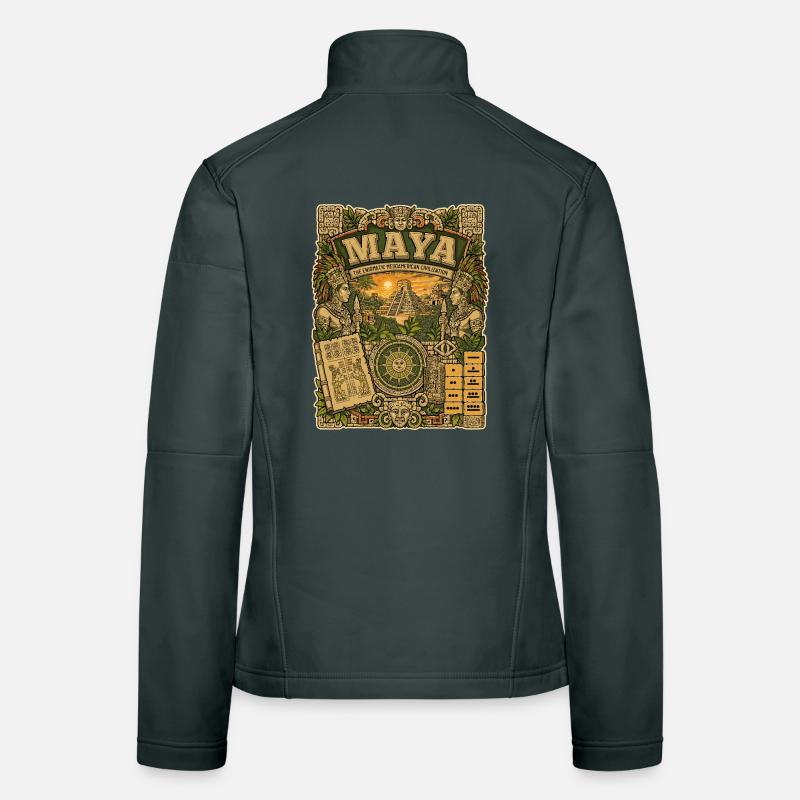 Civilisation maya Veste en tissu softshell Femme