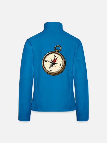 kompass - Frauen Softshelljacke - Lichtblau - Hinten