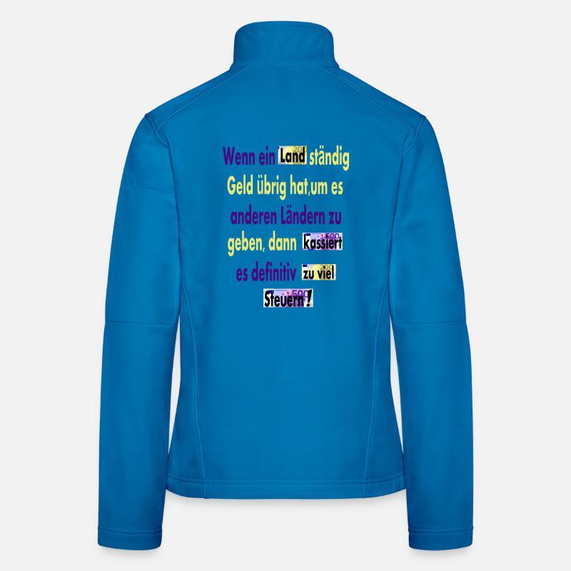 Zu viele Steuern Frauen Softshelljacke