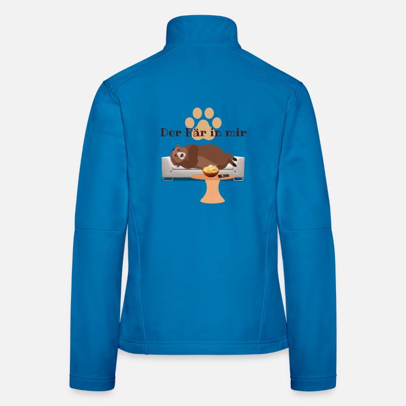 Der Bär in mir ! Frauen Softshelljacke
