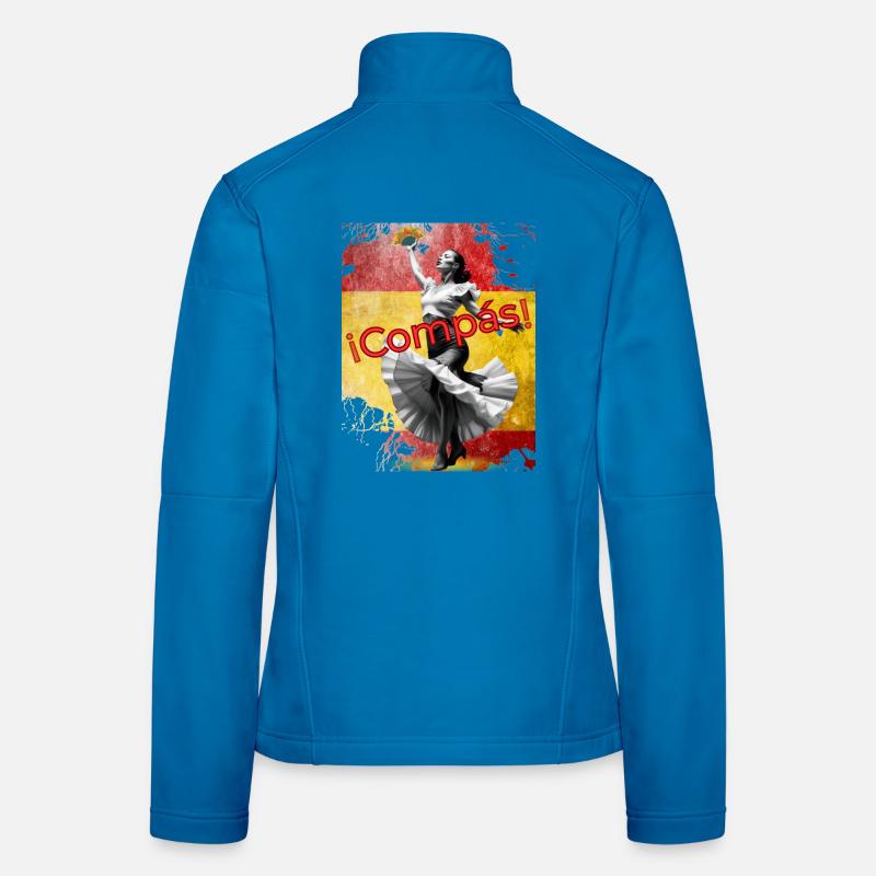 Flamenco Dancer Compas! Abanico Women's Softshell Jacket