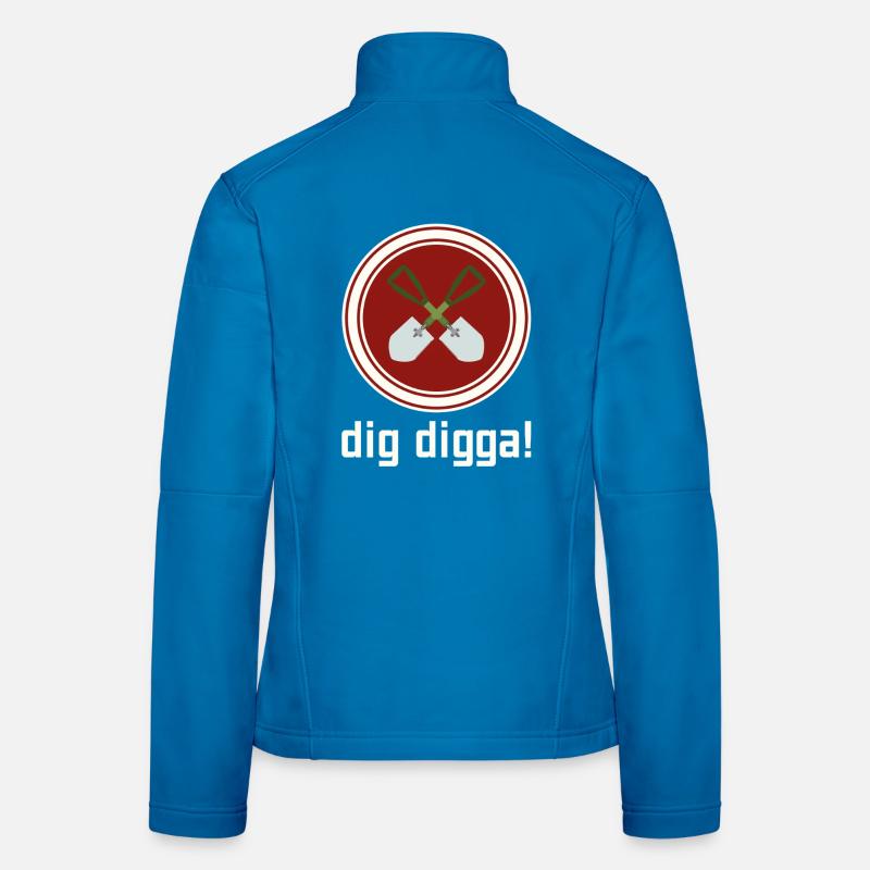 dig digga! Frauen Softshelljacke