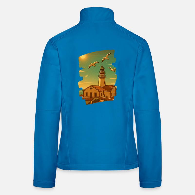 Far de Capdepera - Cala Ratjada - Frauen Softshelljacke - Lichtblau