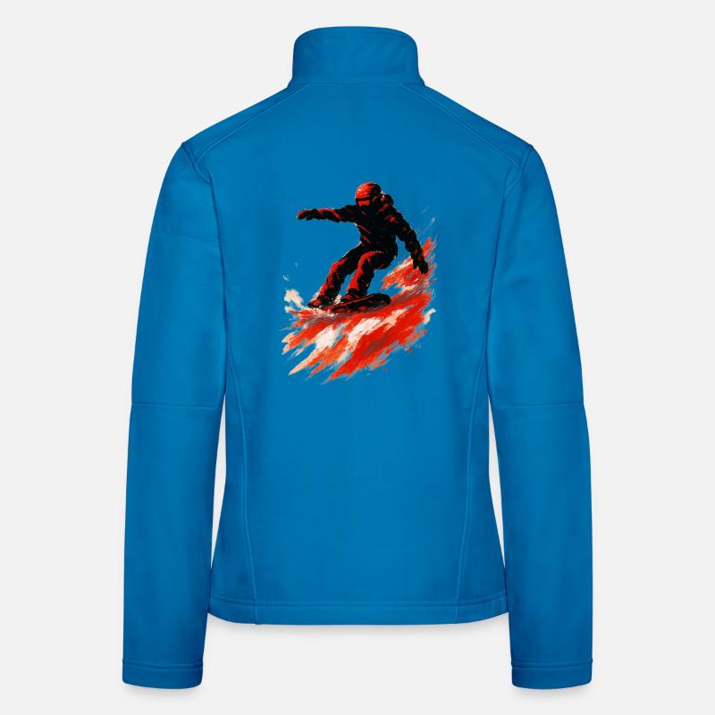 Snowboarding | Snow | Snowboarder | Ski Women's Softshell Jacket
