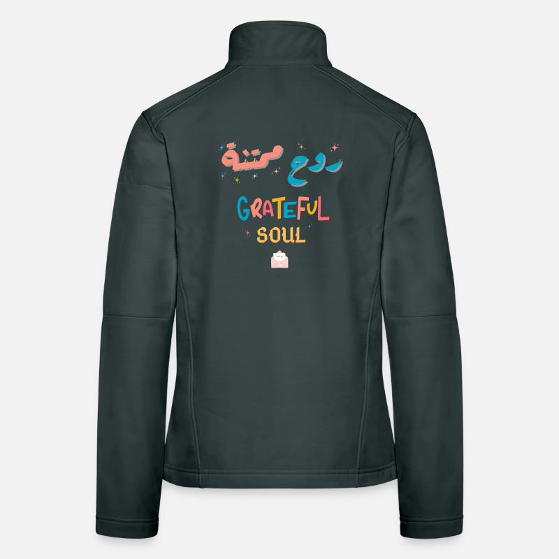 Dankbare Regenbogenseele Frauen Softshelljacke