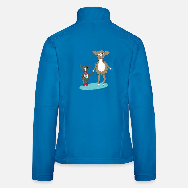 Lama Einschulung Frauen Softshelljacke
