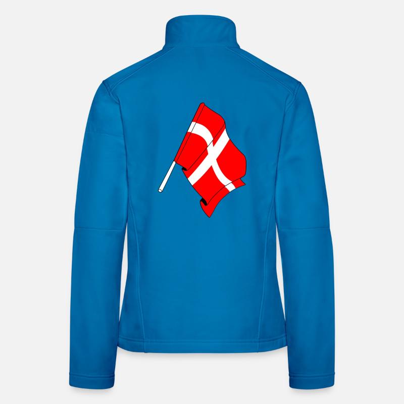 Flag: Denmark Women's Softshell Jacket