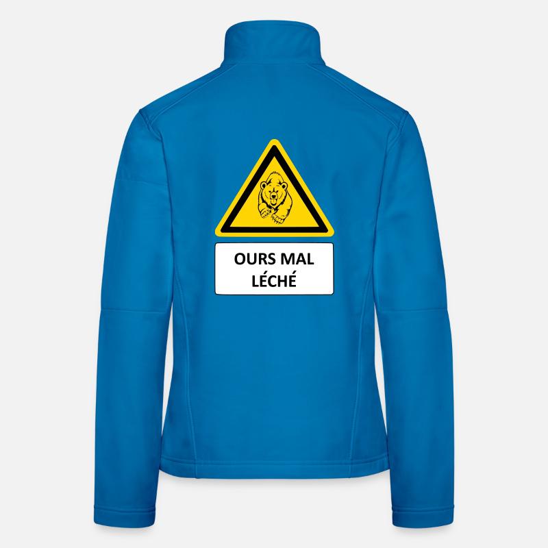 Ours mal léché Veste en tissu softshell Femme