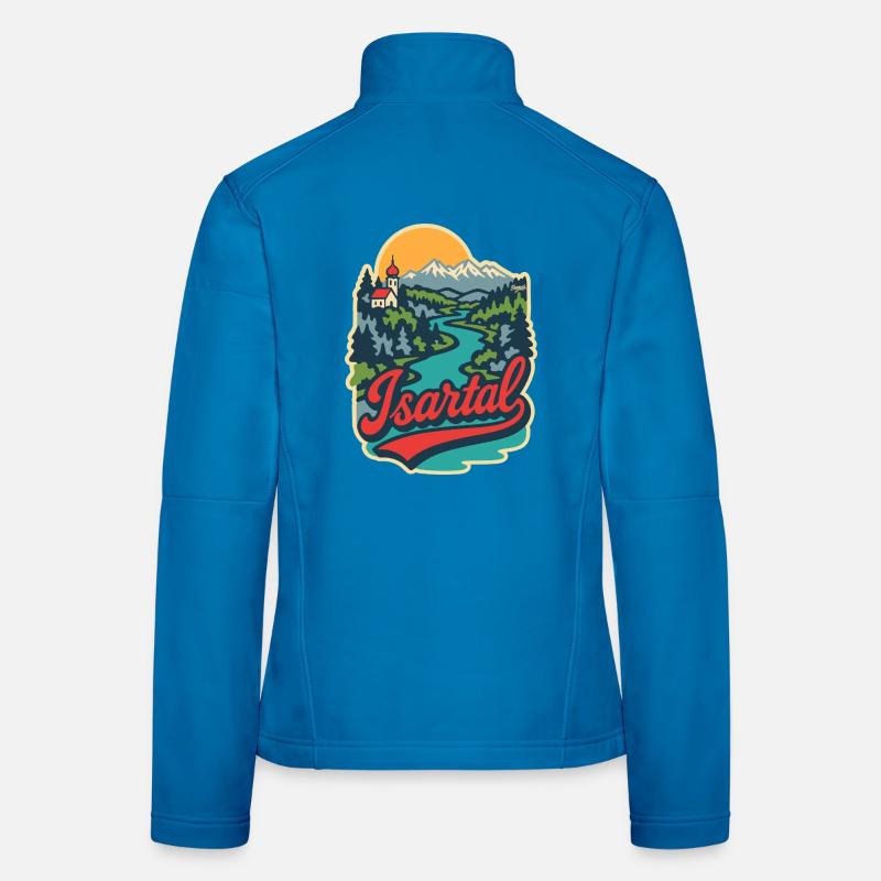 Isar Valley in Upper Bavaria Women's Softshell Jacket