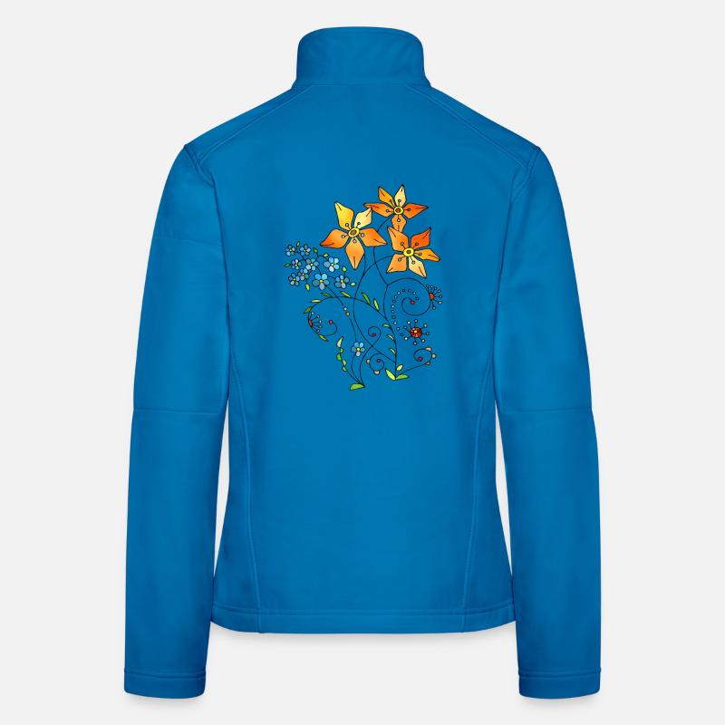 Fleur Veste en tissu softshell Femme