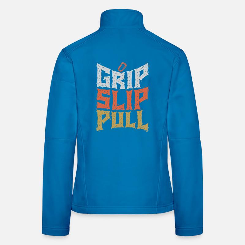 Grip Slip Pull Graphic Tee Frauen Softshelljacke