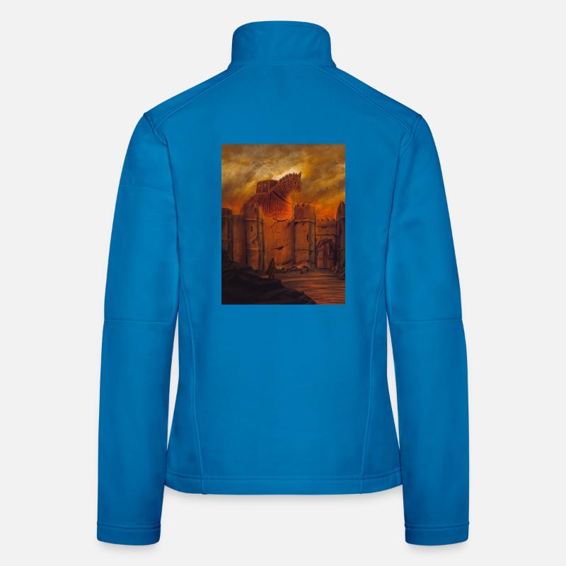 Le cheval de Troie à Muralla Veste en tissu softshell Femme