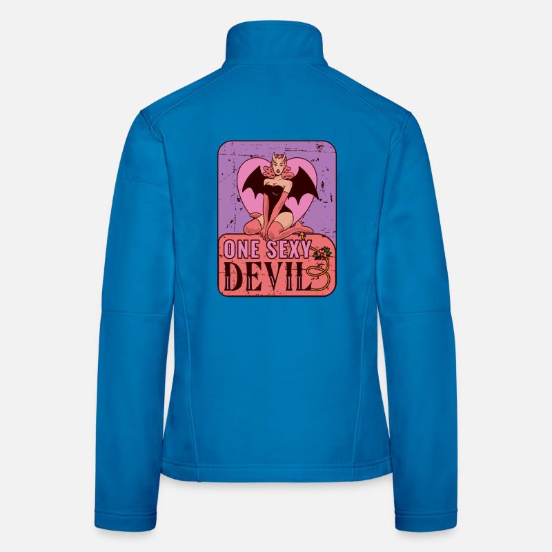 Sexy devil Women's Softshell Jacket